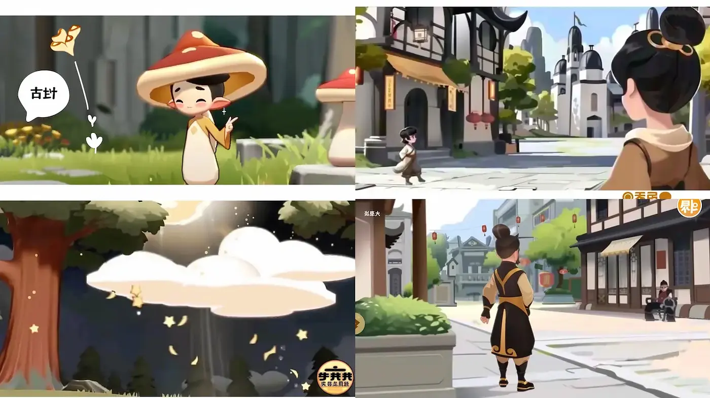 Charming and Playful Animation Style with Cultural Elements - Midjourney sref style