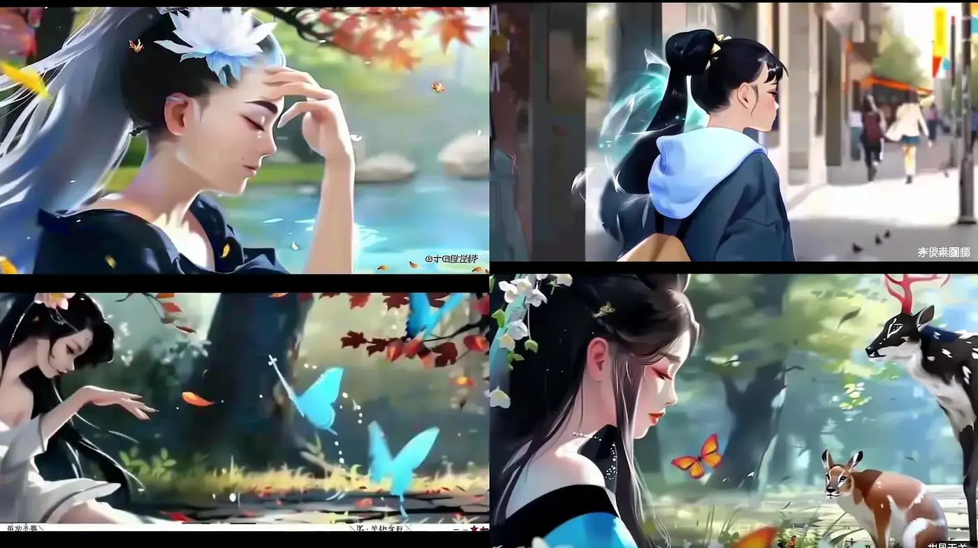Whimsical and Dreamy Artistic Aesthetic with Nature Themes - Midjourney sref style