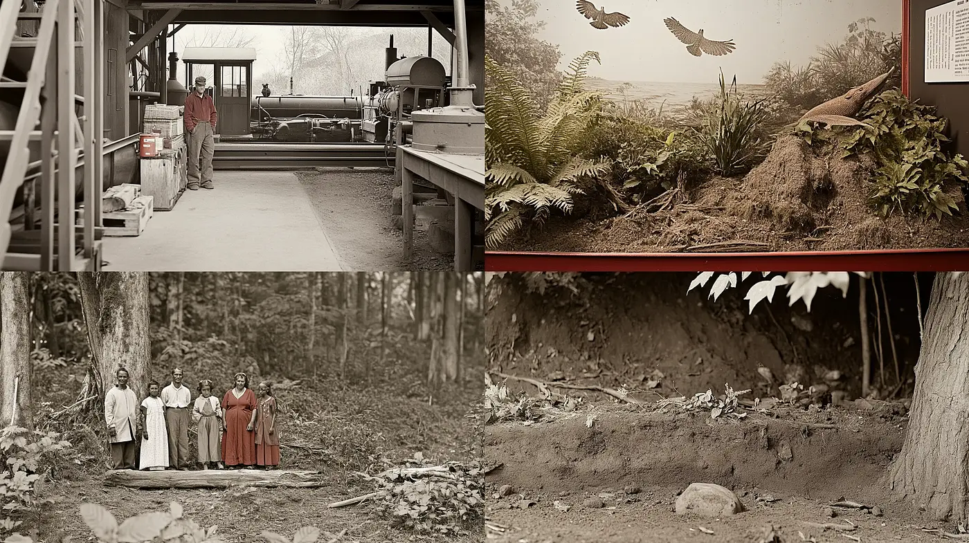 Sepia Toned Narrative Vignettes with Textural Nuances - Midjourney sref style
