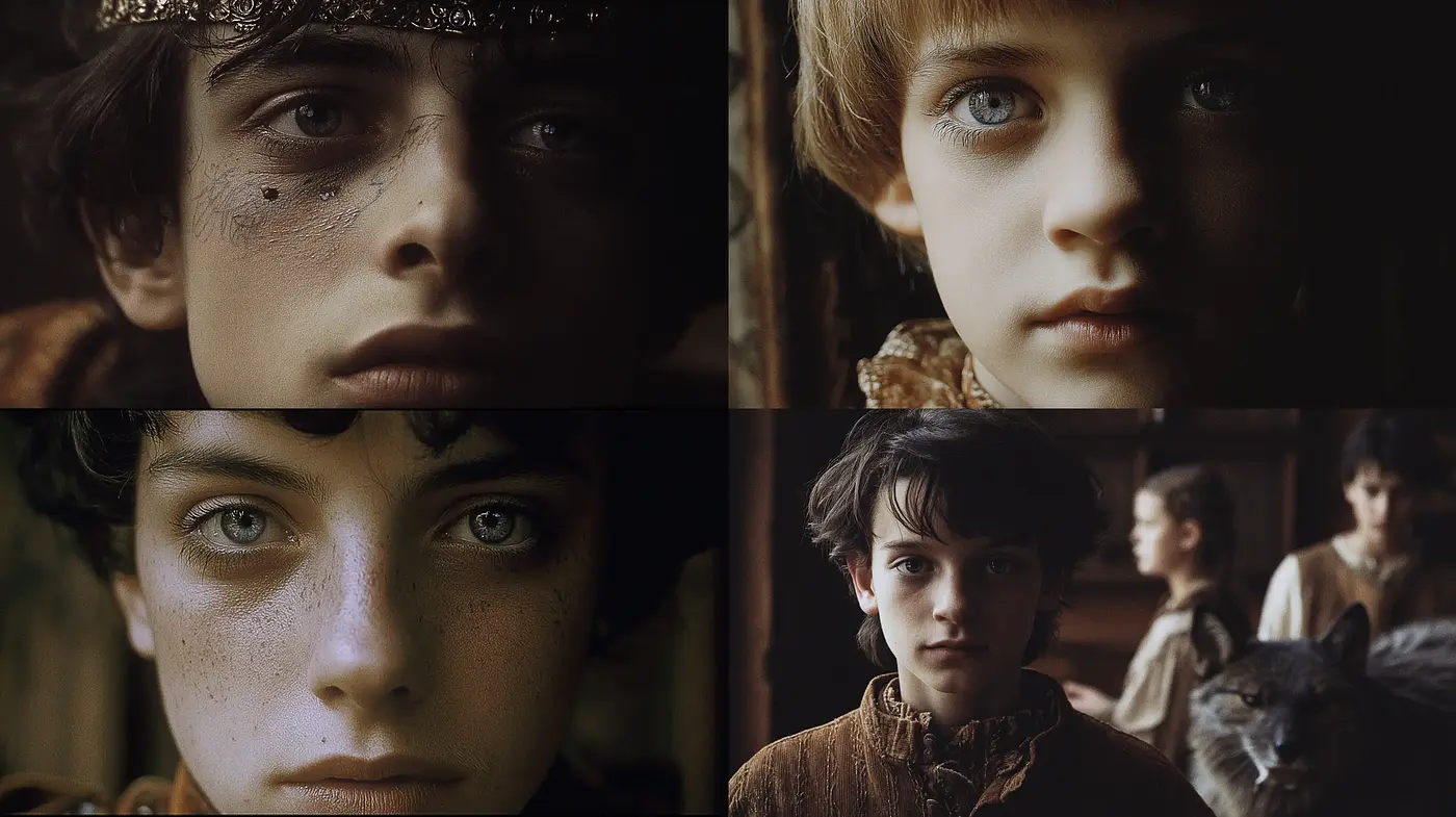 Whimsical and Introspective Portraiture with a Touch of Fantasy - Midjourney sref style