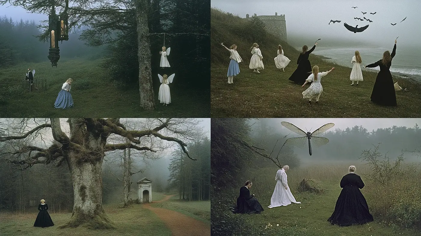 Ethereal Mystique of Vintage Fairy Tales - Midjourney sref style