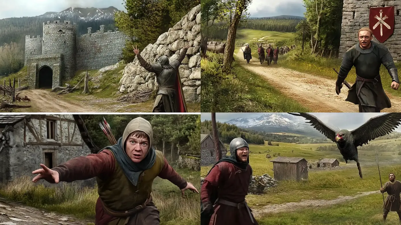 Medieval Epoch Narratives with Cinematic Realism - Midjourney sref style