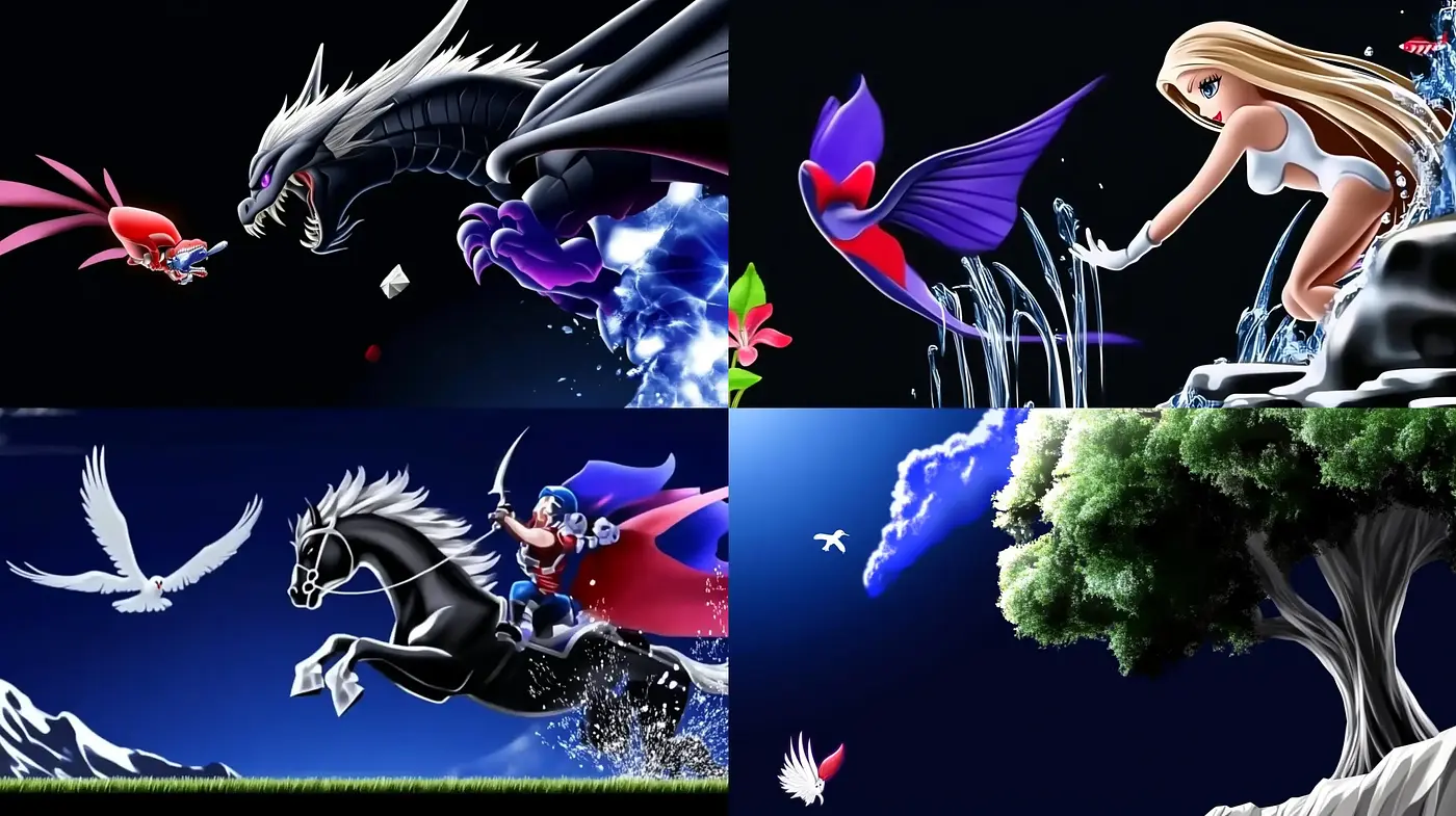 Dynamic Fantasy Visions with Vibrant Ethereal Undertones - Midjourney sref style