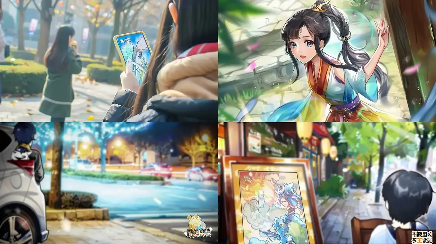Vibrant urban scenes infused with character and animated charm - Midjourney sref style
