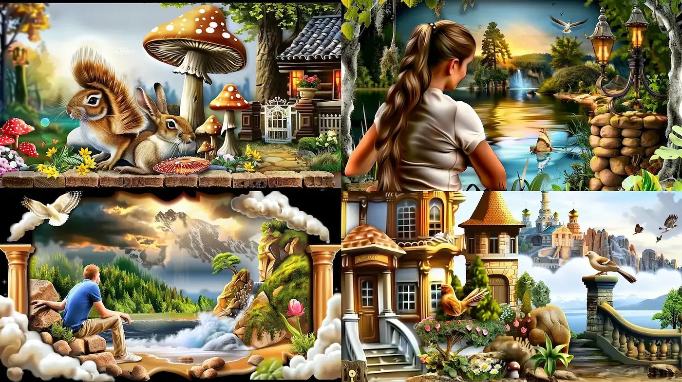 Captivating Nature Realism with a Whimsical Touch - Midjourney sref style