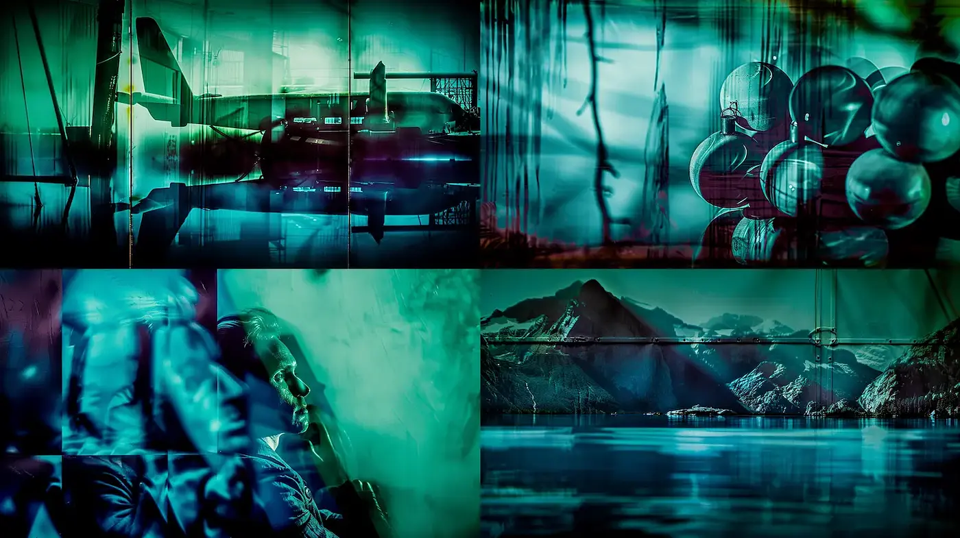Mysterious and Ethereal Imagery with a Futuristic Edge - Midjourney sref style