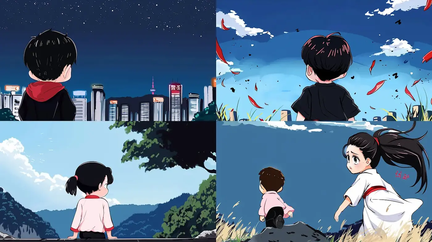 Contemporary Youthful Aesthetic with Nature and Urban Elements - Midjourney sref style