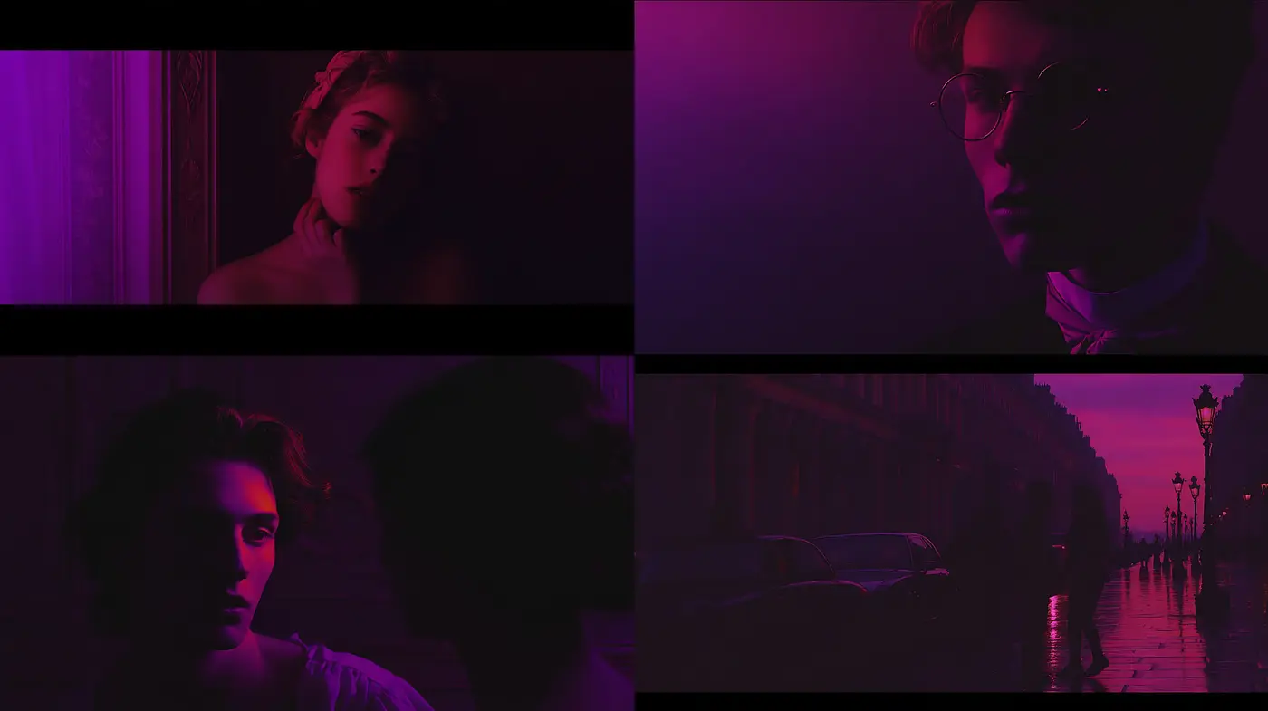 Ethereal and moody visual storytelling with a sense of intimacy - Midjourney sref style