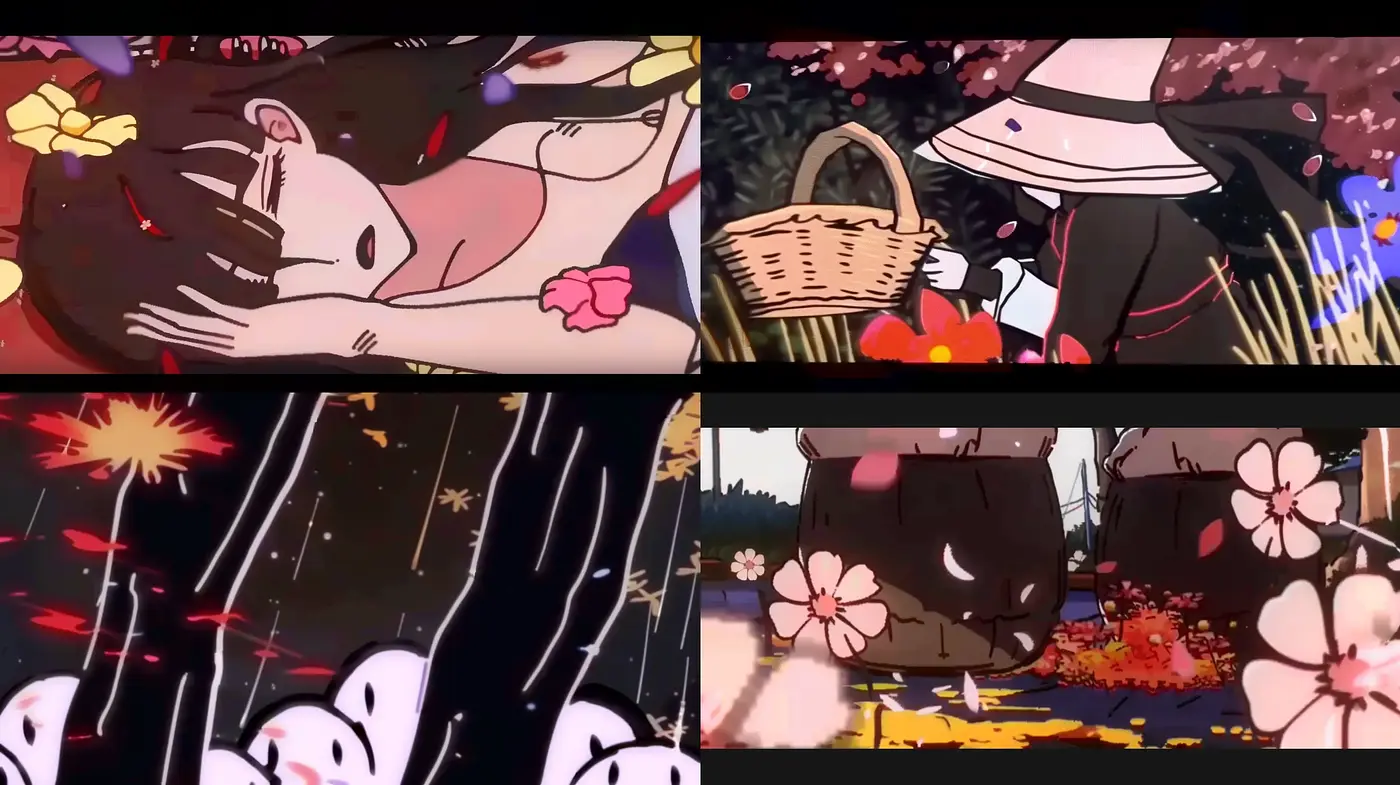 Whimsical Anime-Inspired Dreamscape with a Pastel Twilight Ambience - Midjourney sref style