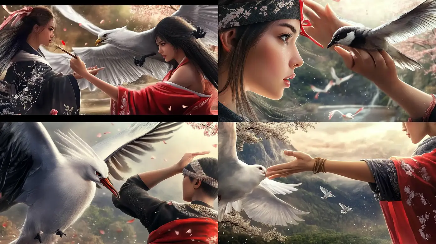 Ethereal Tranquility in Photorealistic Digital Art - Midjourney sref style