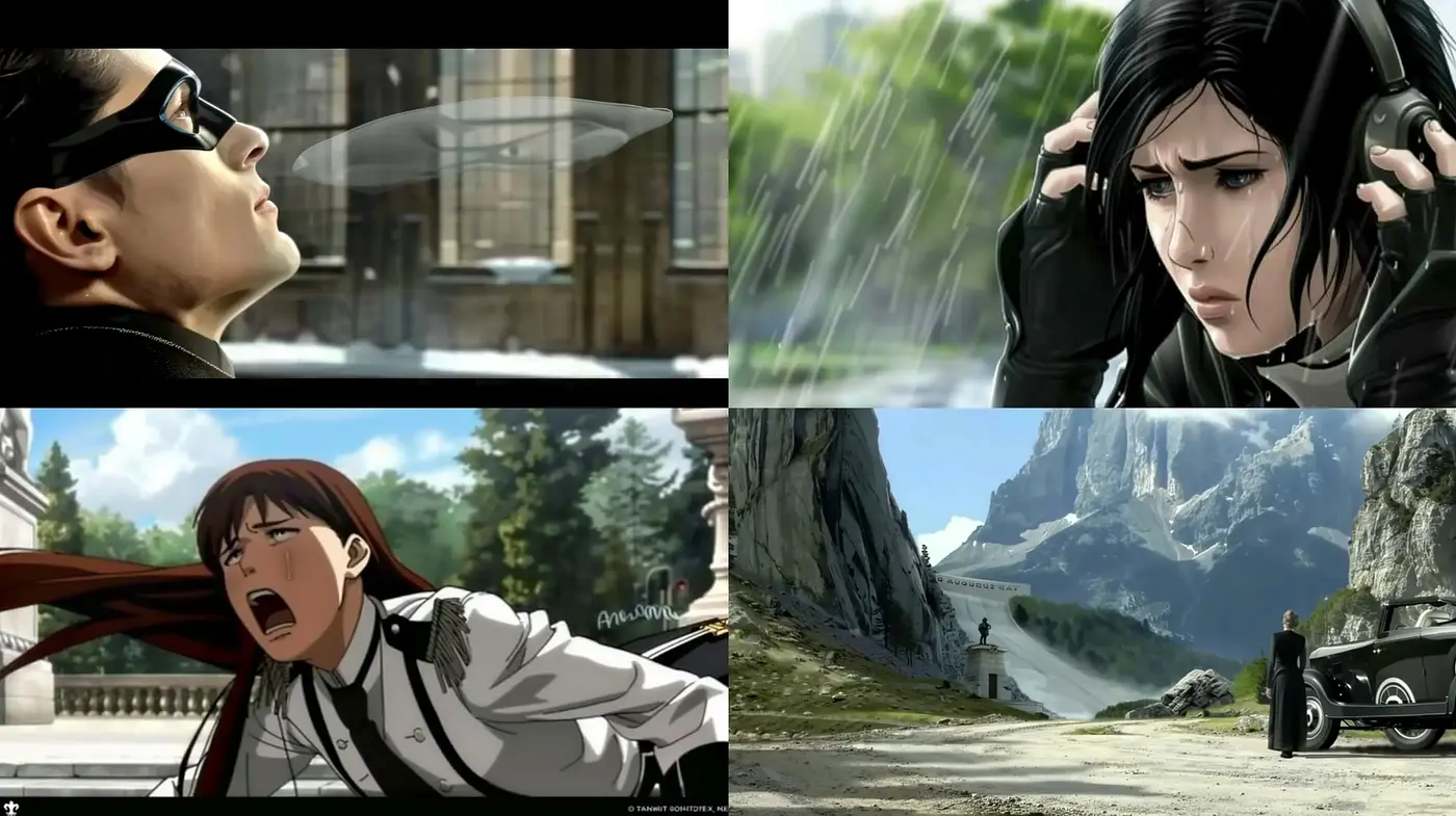 Dynamic Cinematic Anime Essence with Realism - Midjourney sref style