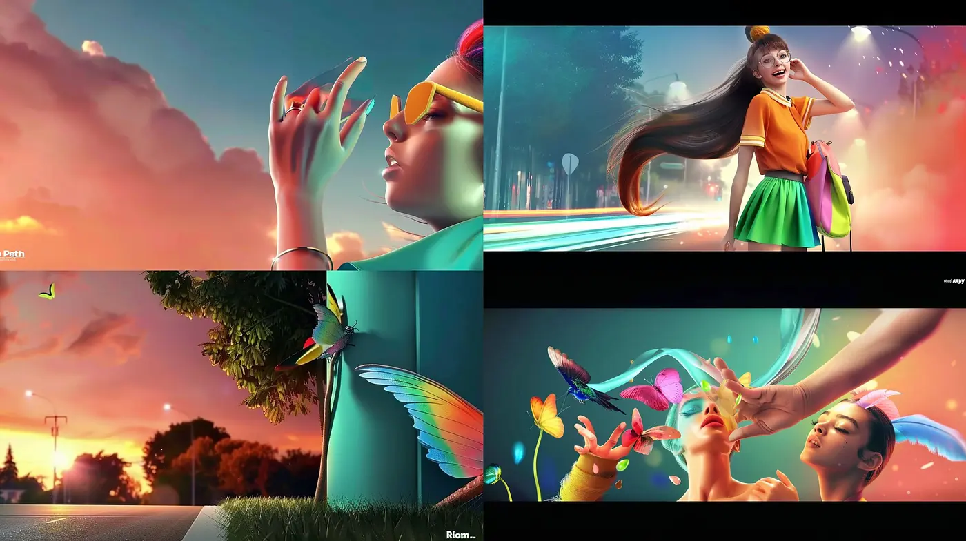 Luminous Dreamscape: A Synthesis of Vibrant Hues and Surreal Light - Midjourney sref style