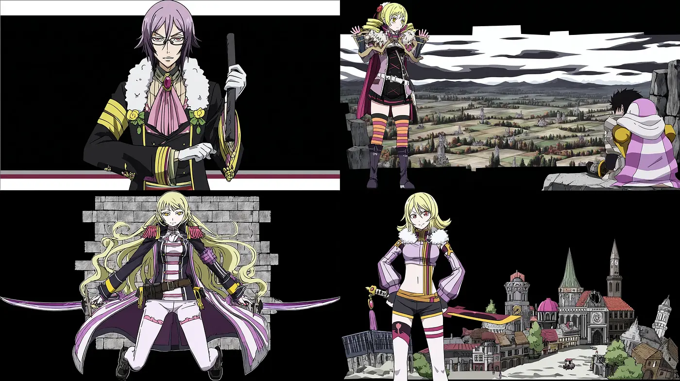 Dynamic and Detailed Character Design with Atmospheric Landscapes - Midjourney sref style