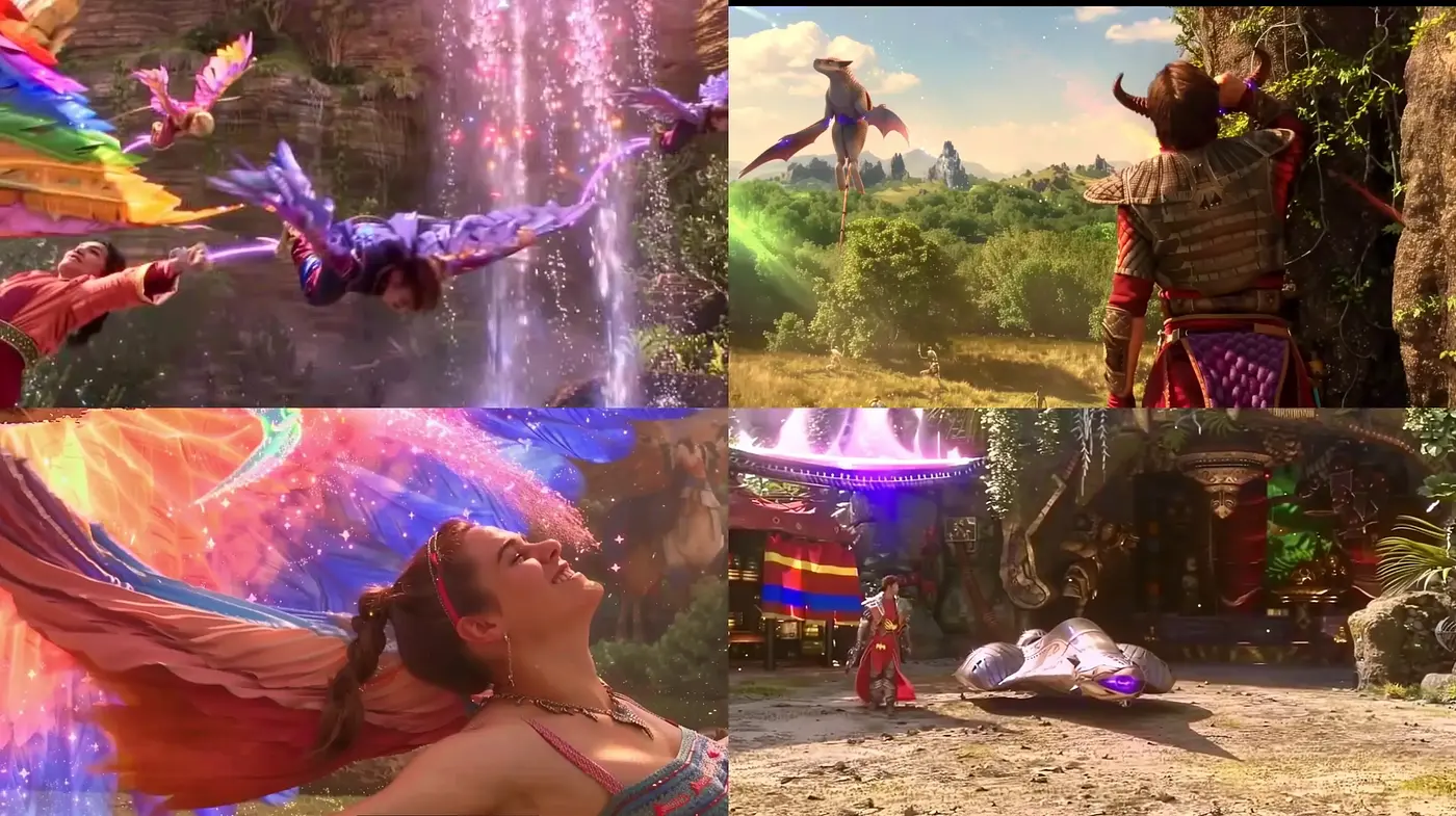 A Fantastical Tapestry of Mythical Vividity and Ethereal Dreamscapes - Midjourney sref style