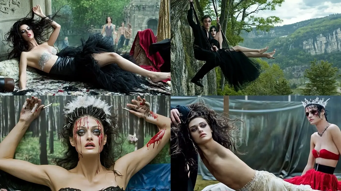 Ethereal Enchantment - A Visual Exploration of Majestic Fantasy and Dramatic Portraiture - Midjourney sref style