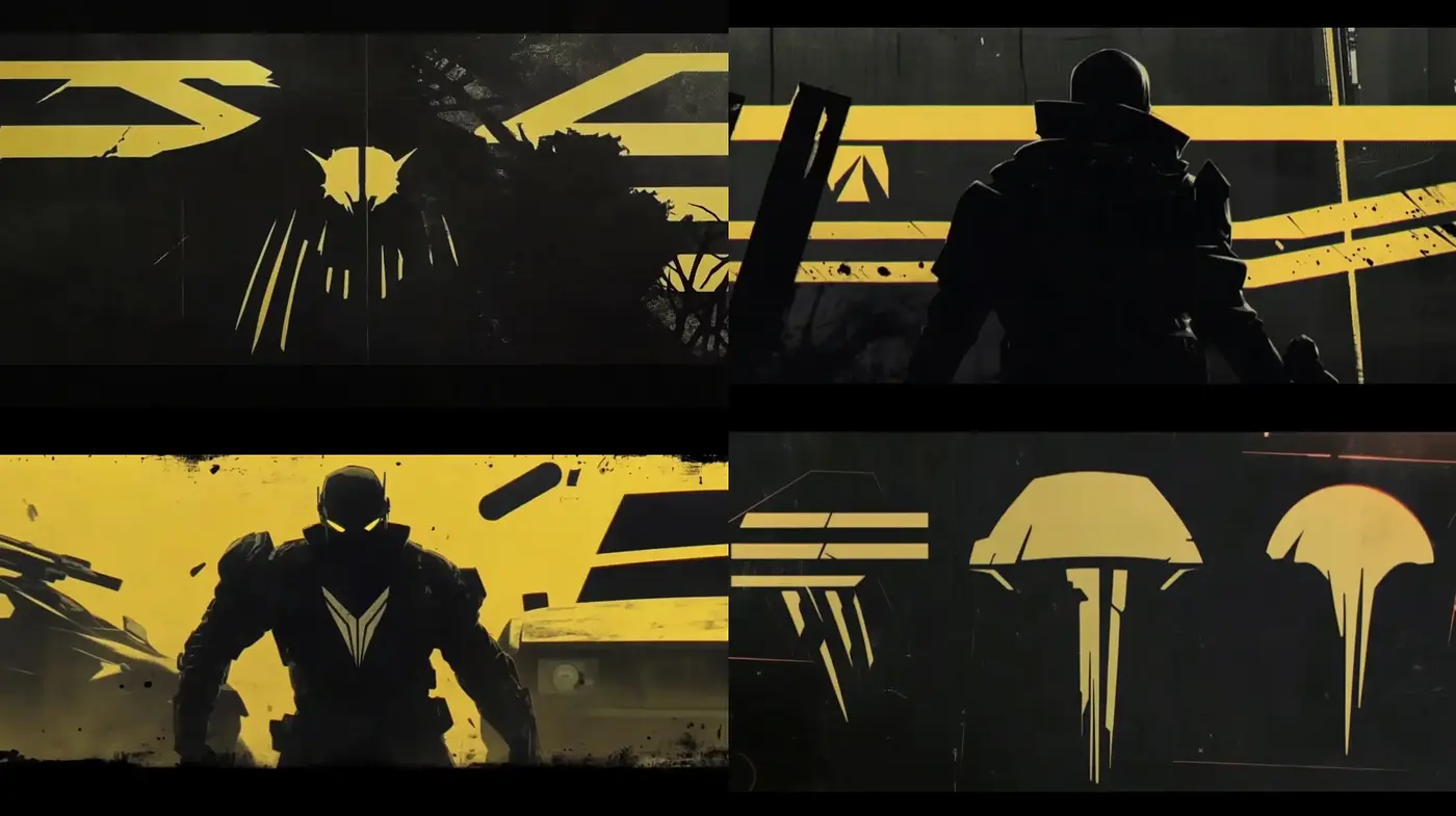 Dystopian Shadows: Noir-influenced High Contrast Futurism - Midjourney sref style
