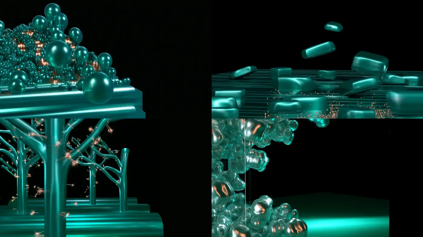 Futuristic and Abstract Exploration of Organic Forms with a Technological Edge - Midjourney sref style