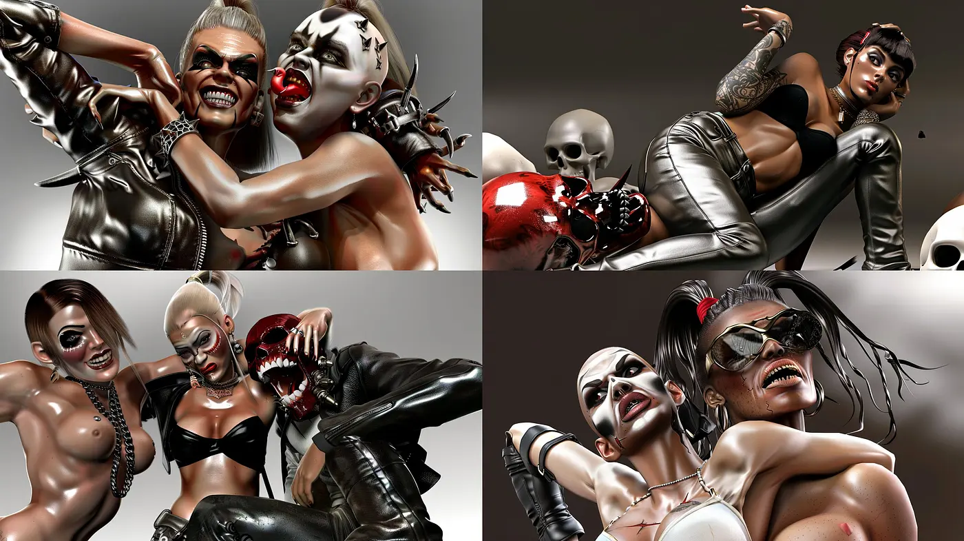 Harmonized Dichotomy: A Study in Consistent Hyperrealism and Surreal Tension - Midjourney sref style