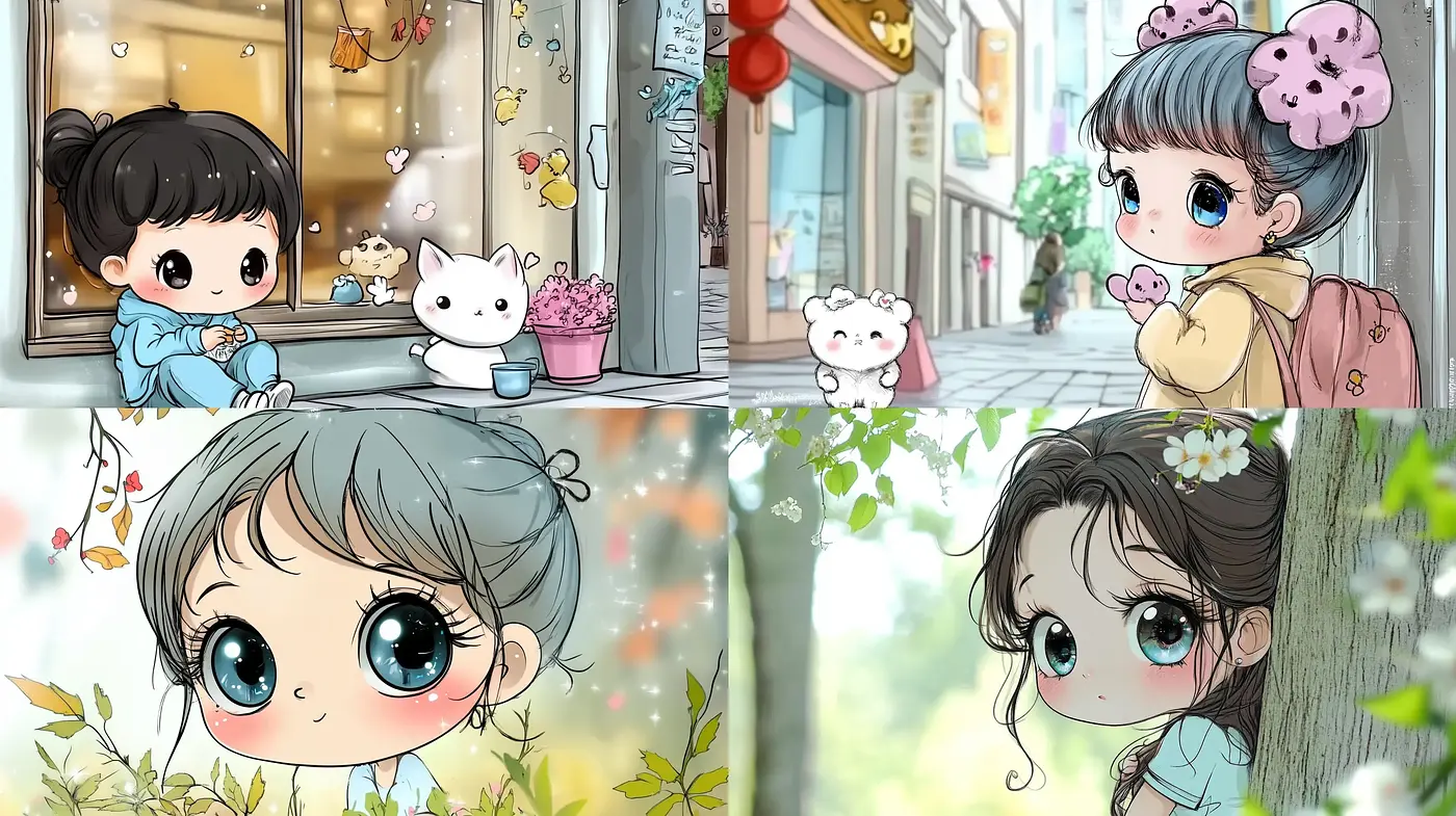 Charming Whimsical Storybook Illustrations - Midjourney sref style