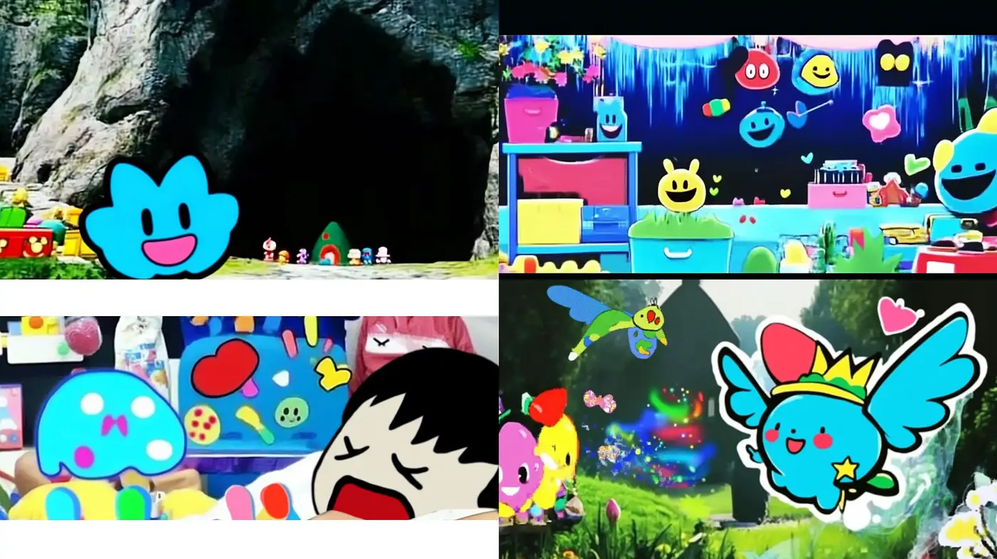 Vibrant Whimsicality: A Celebration of Cartoonish Joy and Vivid Hues - Midjourney sref style