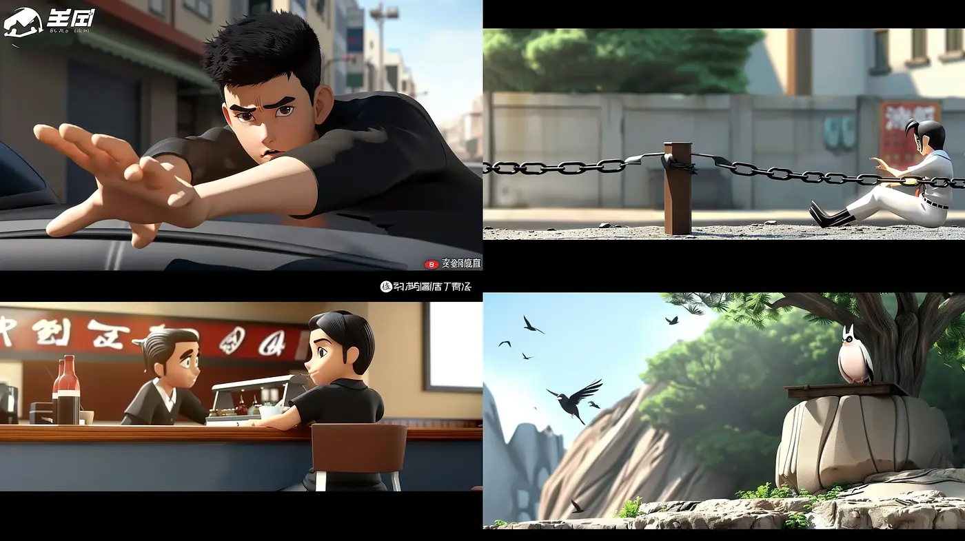 Consistent Urban Dynamism in Contemporary Anime-Inspired Digital Art - Midjourney sref style