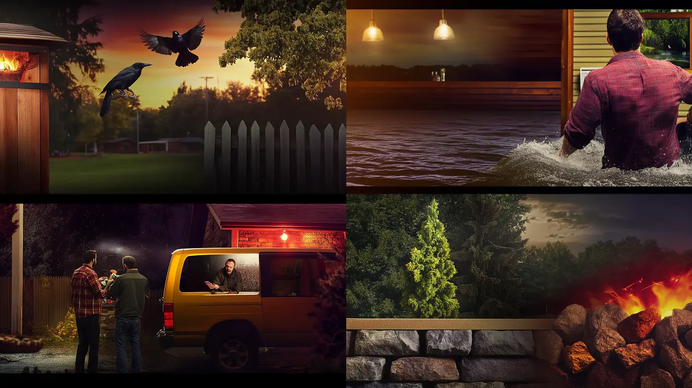 Twilight Hues and Cinematic Narratives - Midjourney sref style