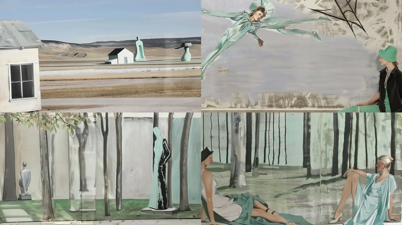 Elegant Desolation: A Study in Muted Pastels and Contemplative Scenes - Midjourney sref style