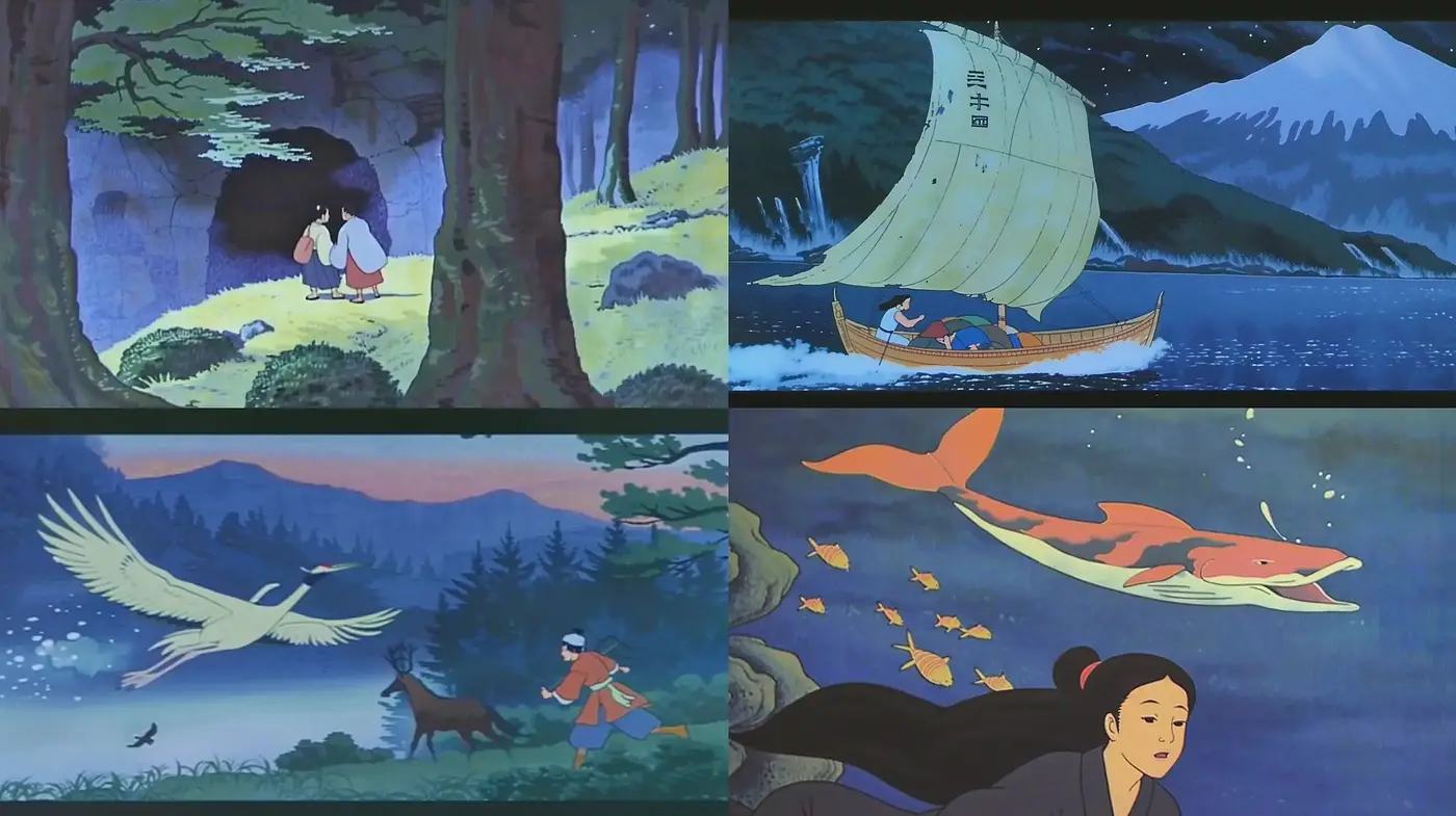 Ethereal Echoes of Classical Japanese Animation - Midjourney sref style