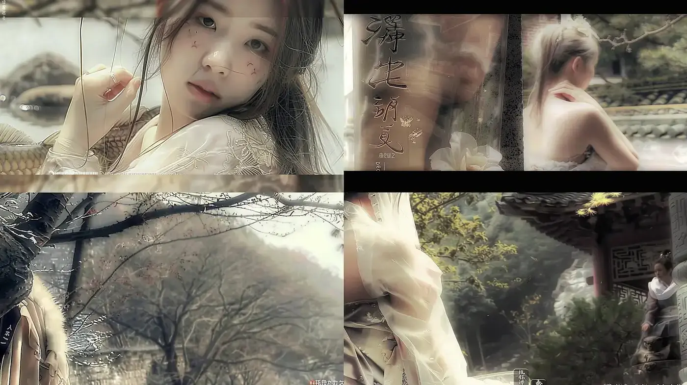 Ethereal Elegance in a Wistful Vintage Dreamscape - Midjourney sref style