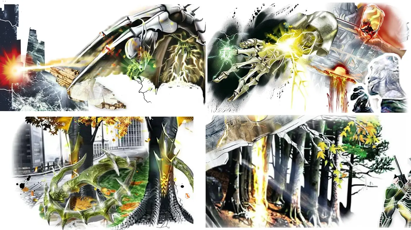 Ethereal Dreamscape Fusion with Luminous Hues and Surreal Compositions - Midjourney sref style