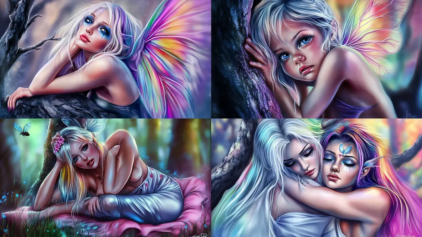 Ethereal Luminescence: A Fusion of Fantasy and Hyperrealism - Midjourney sref style