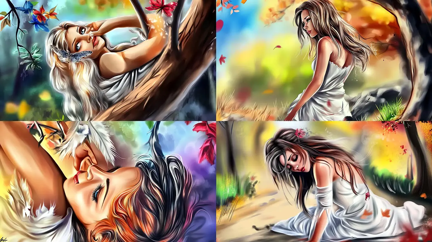 Ethereal Dreamscapes with Surreal Luminosity - Midjourney sref style