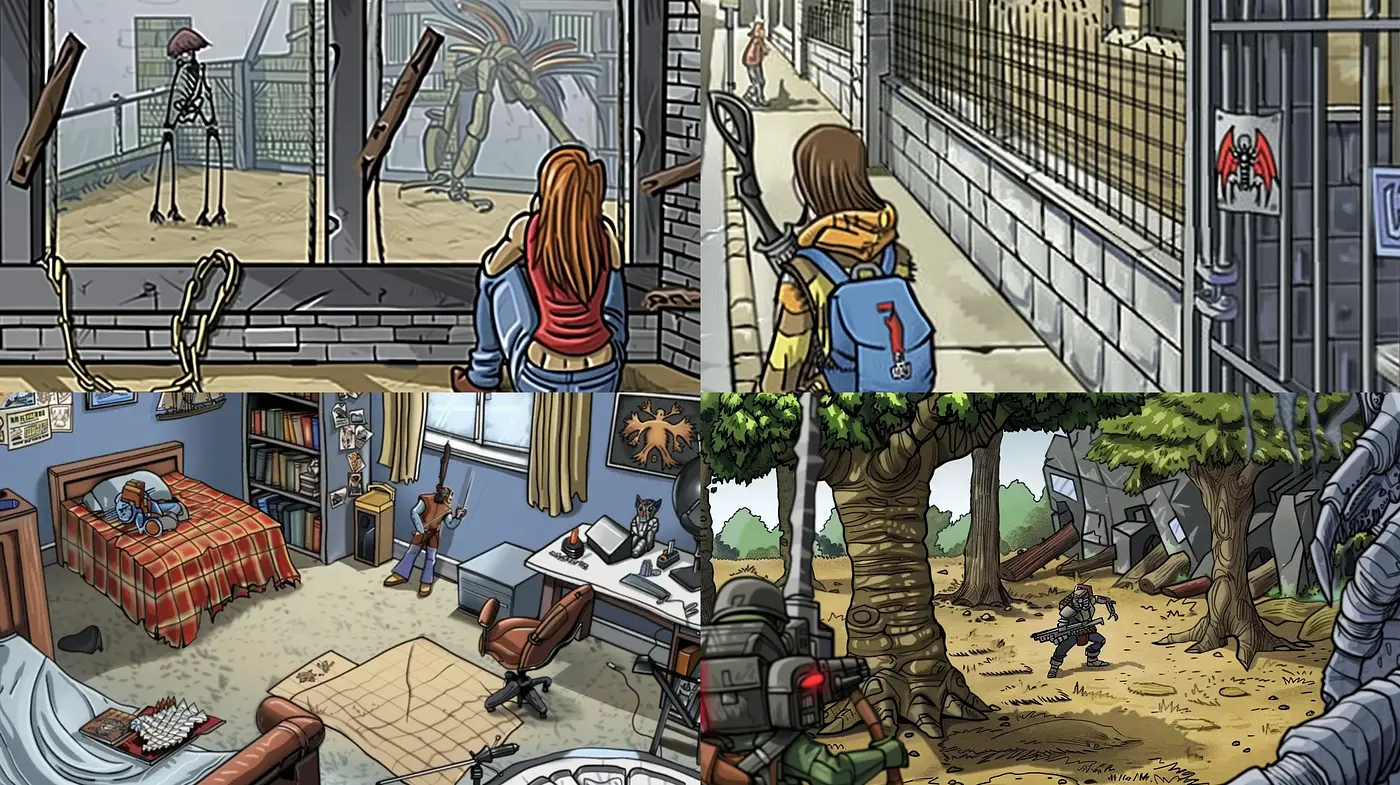Dystopian Graphic Novel-Inspired Digital Artistry - Midjourney sref style