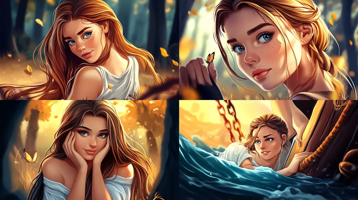 Luminescent Dreamscapes with a Whimsical Touch - Midjourney sref style