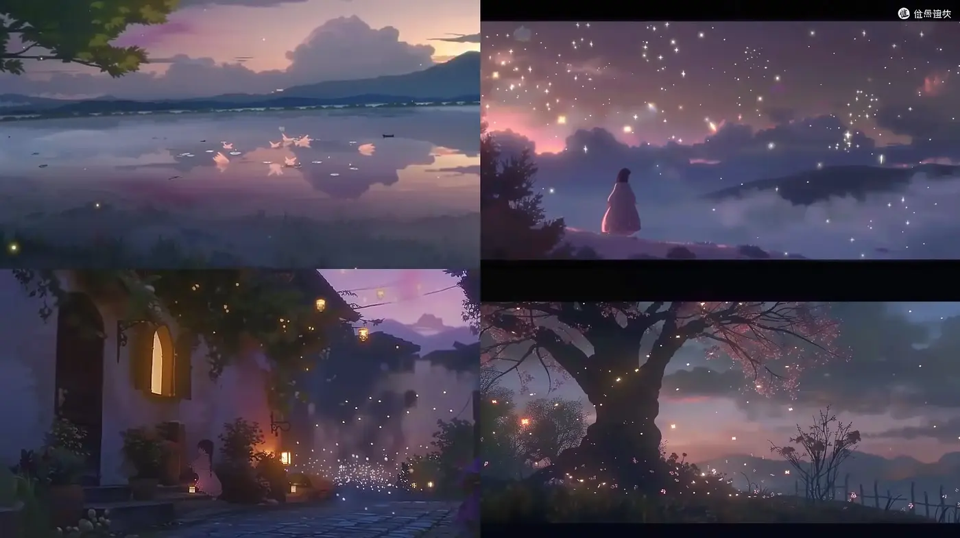 Ethereal Twilight Hues in Luminous Dreamscapes - Midjourney sref style