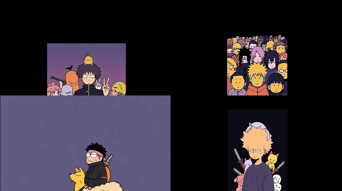 Vibrant and Playful Cartoon Aesthetic with a Unique Narrative Element - Midjourney sref style