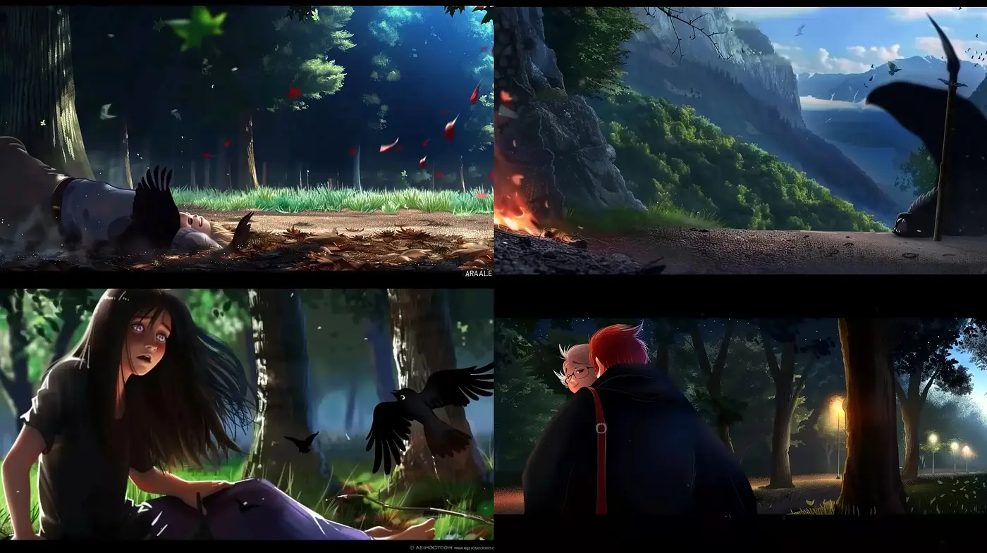 Enigmatic Twilight in a Lush Cinematic Universe - Midjourney sref style
