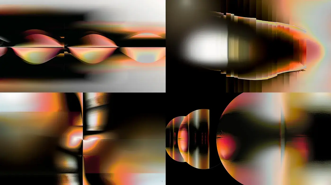 Futuristic Abstract with Fluid Dynamics and Distorted Light Effects - Midjourney sref style