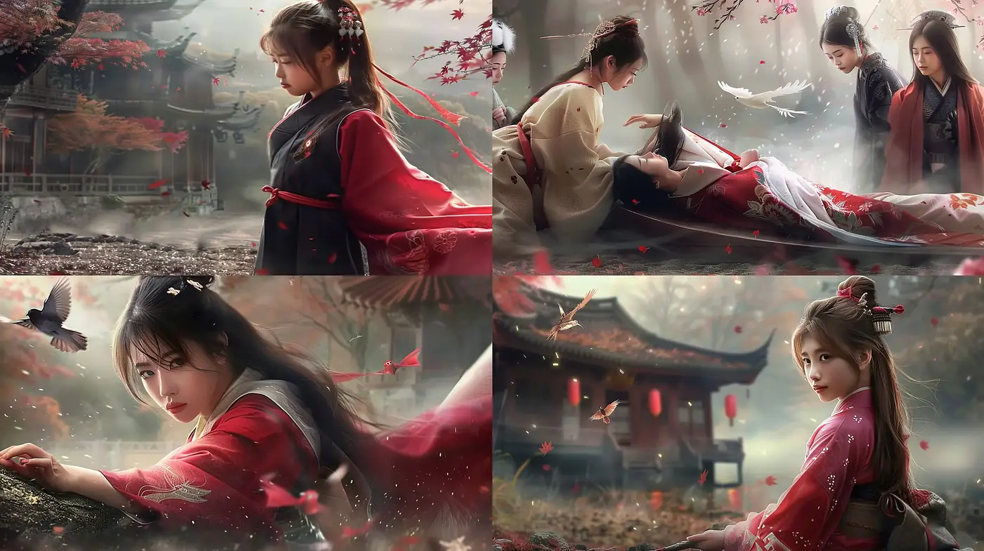 Ethereal Elegance in Timeless Cinematography - Midjourney sref style