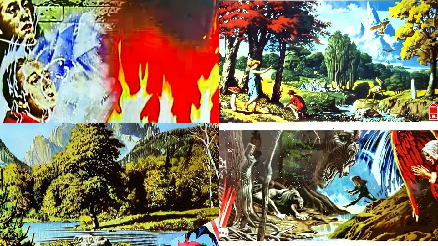 Ethereal Vibrance with Pioneering Narrative Elements - Midjourney sref style
