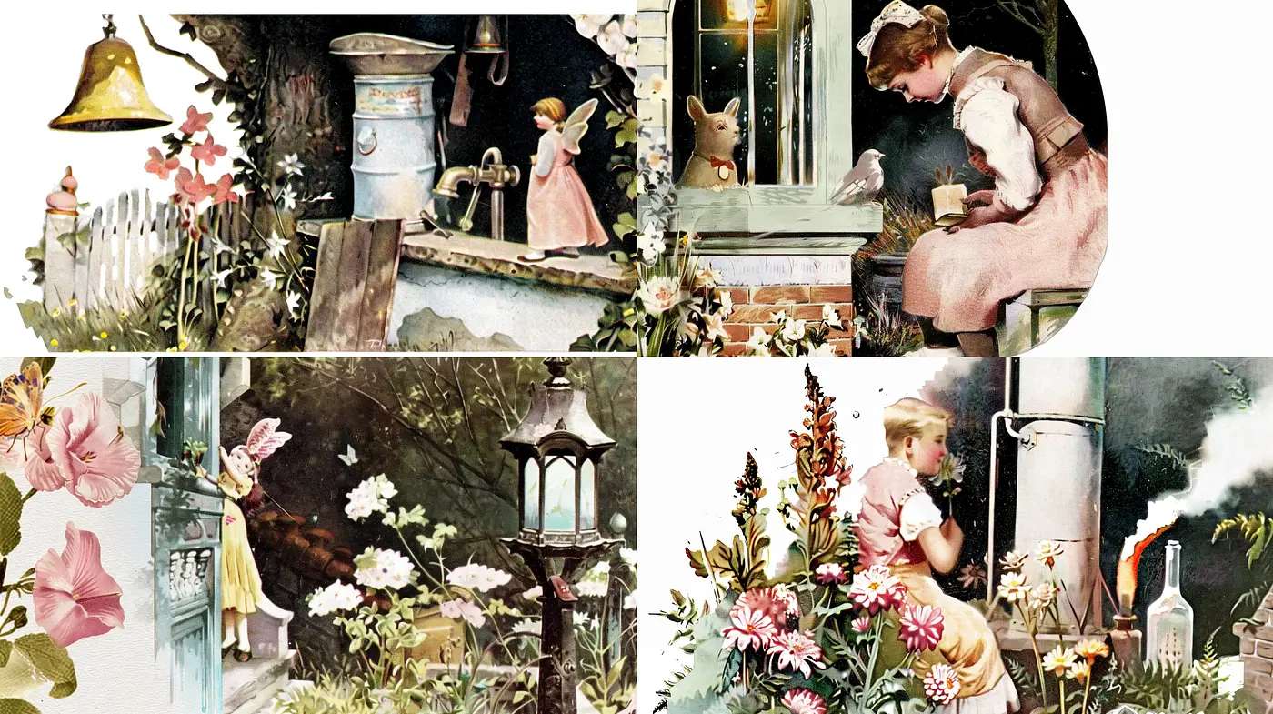 Nostalgic Naturalism: A Homage to Vintage Storybook Illustrations - Midjourney sref style