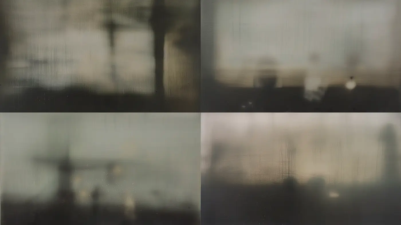 Ethereal Monochrome Dreamscape: A Consistent Study in Abstracted Visions - Midjourney sref style