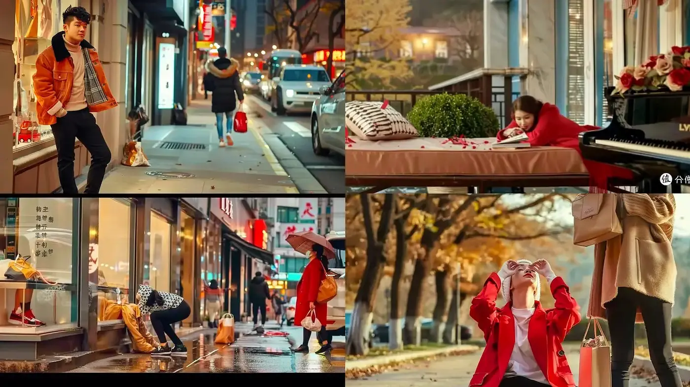 Urban Vignettes with a Nostalgic and Warm Atmosphere - Midjourney sref style