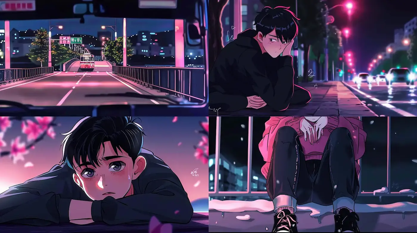 Hair-raising Melancholy in a Modern Urban Landscape - Midjourney sref style