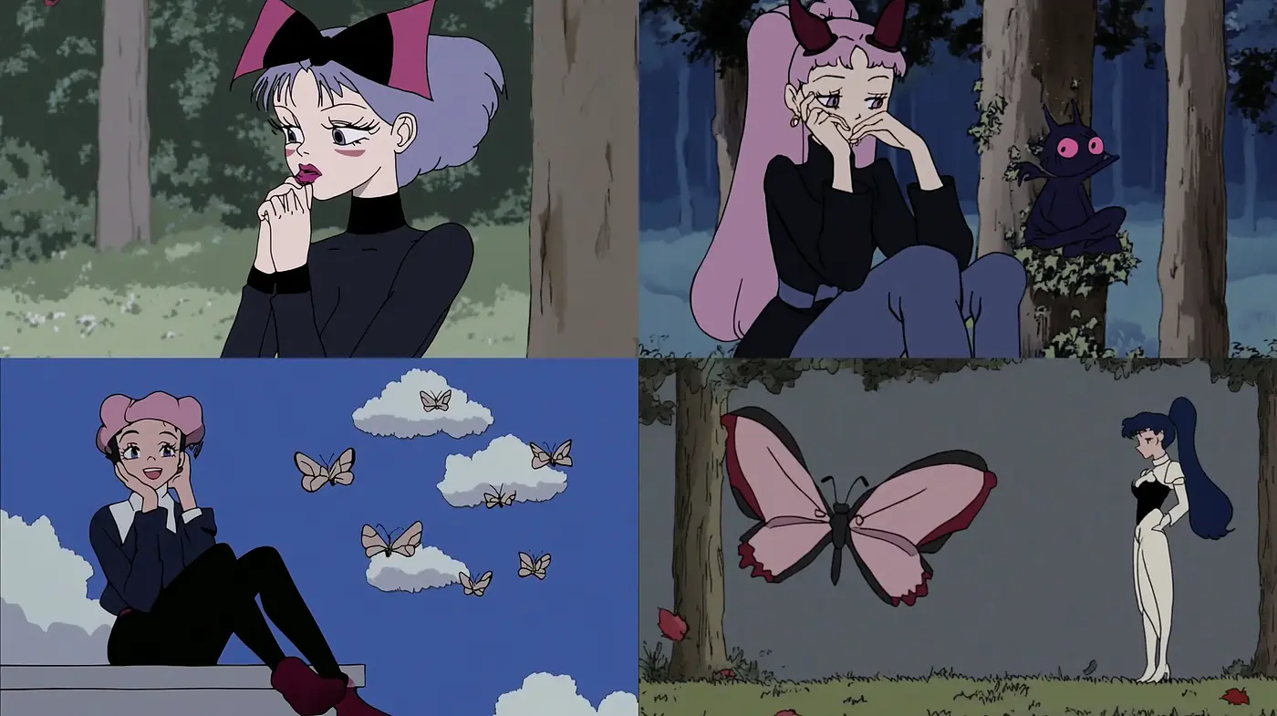 Surreal Elegance in Anime-Inspired Ethereal Twilight - Midjourney sref style