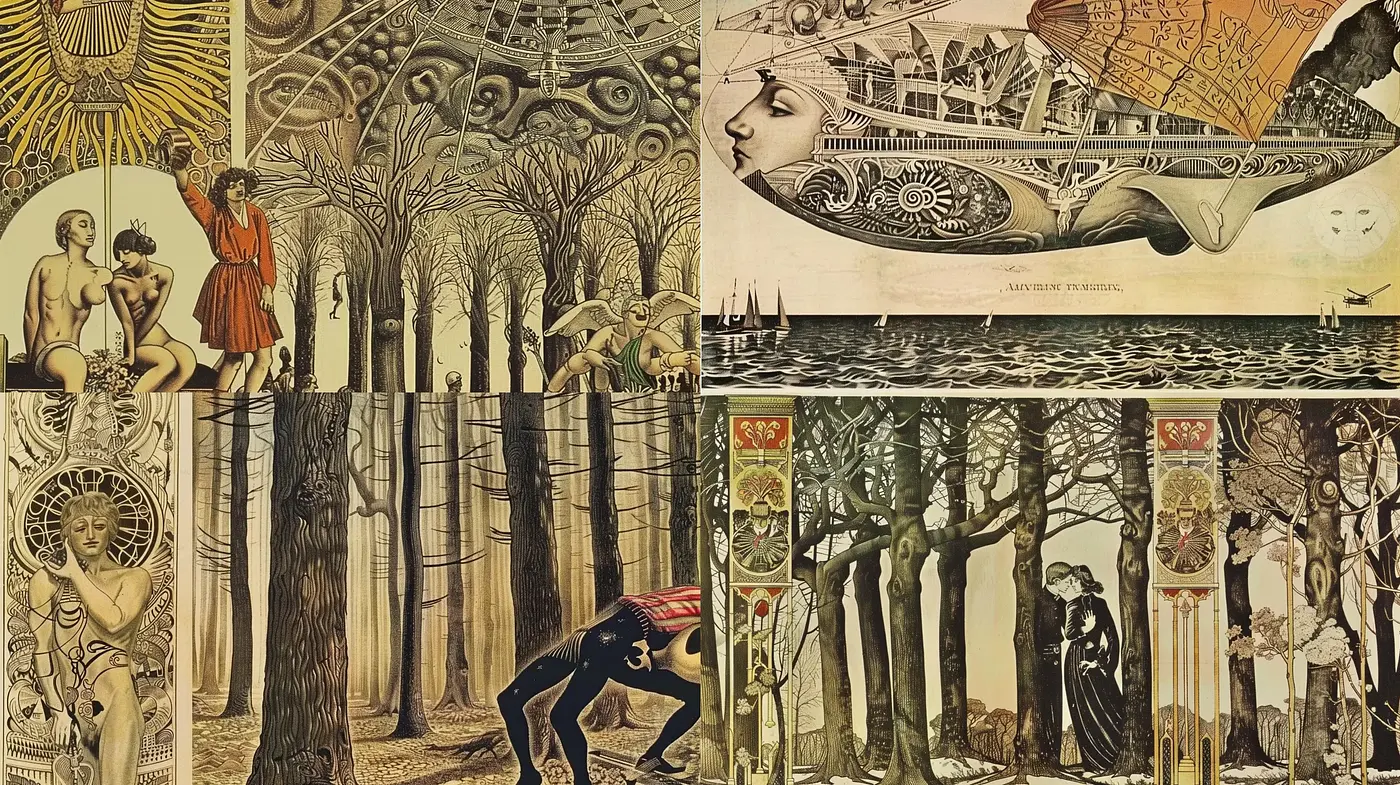 Ethereal Enigma of Esoteric Elegance - Midjourney sref style