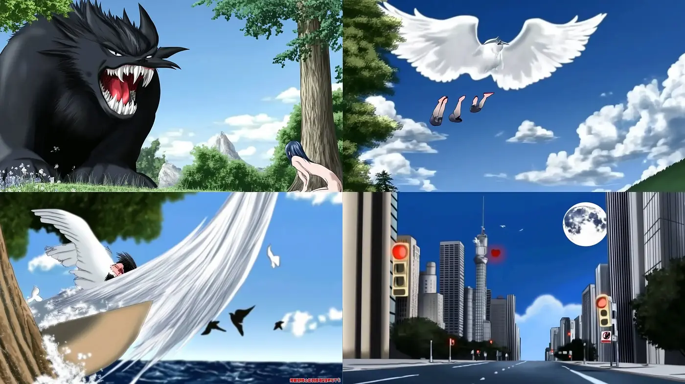 Dynamic Skies and Intriguing Shadows: A Homage to Animated Storytelling - Midjourney sref style