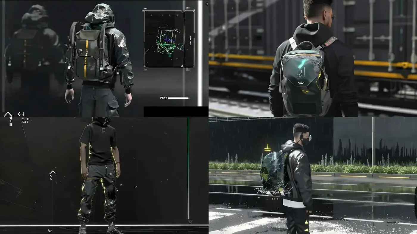 Futuristic urban aesthetic with sleek minimalism - Midjourney sref style