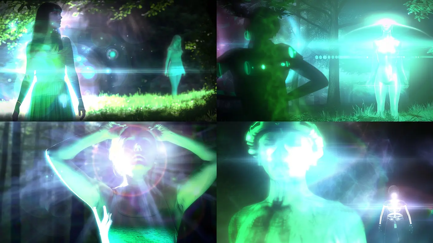 Ethereal Glow and Otherworldly Tones: A Homage to Sci-Fi Luminance and Mystery - Midjourney sref style