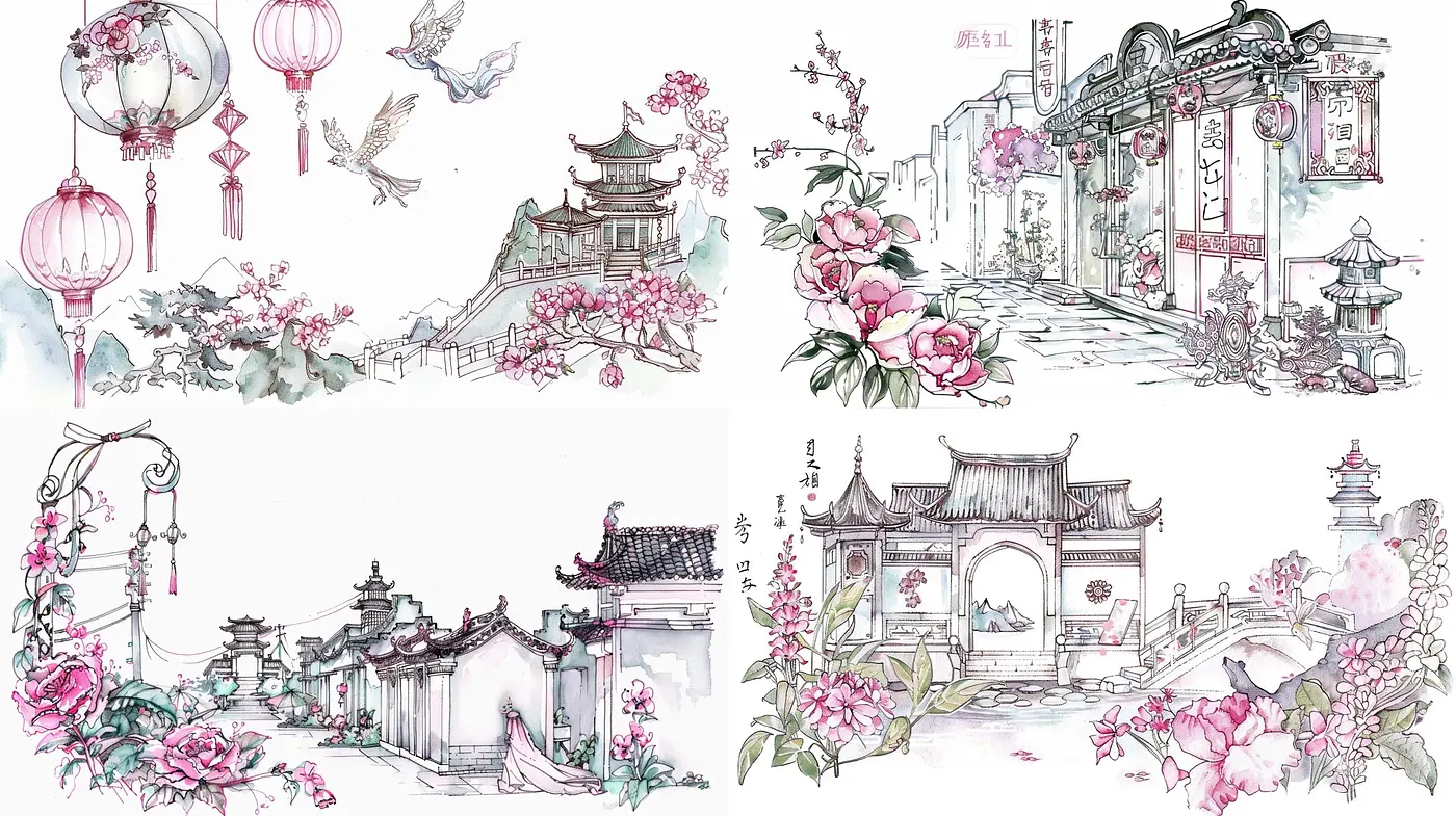 Ethereal Elegance in Pastel: A Harmonizing Blend of Soft Tones and Dreamy Textures - Midjourney sref style